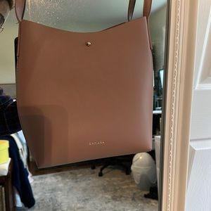 SAMARA Shoulder‎ Bag Blush Pink Minimalist Everyday Purse Handbag Cute